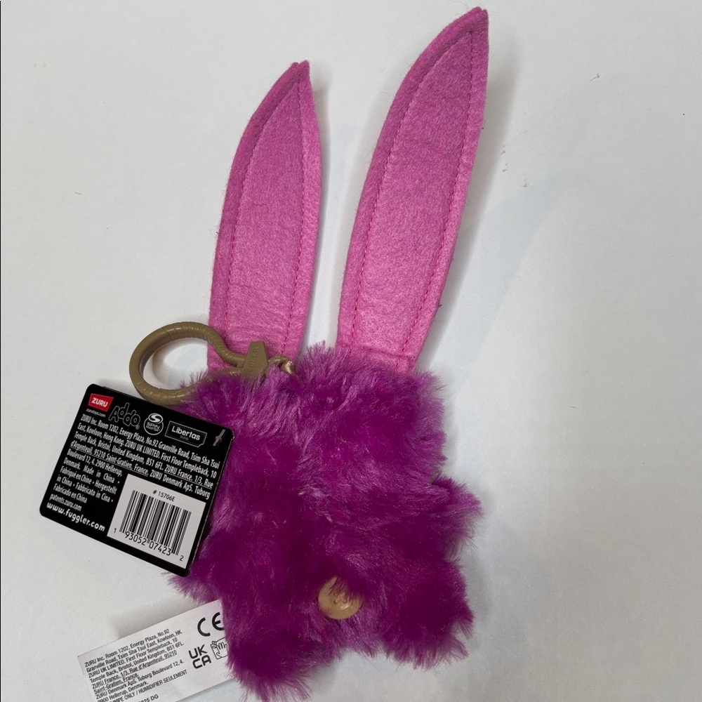 NEW Fuggler Key Ring Collectible 5" Monster Plush Keychain, Lord Long Ears - Picture 2 of 11